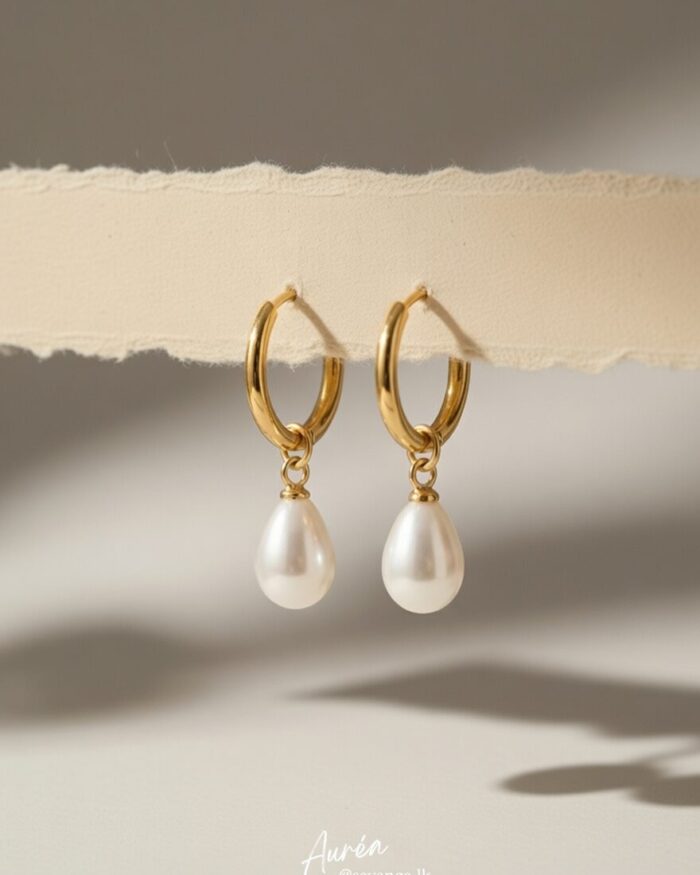 Lumi Pearl Hoops